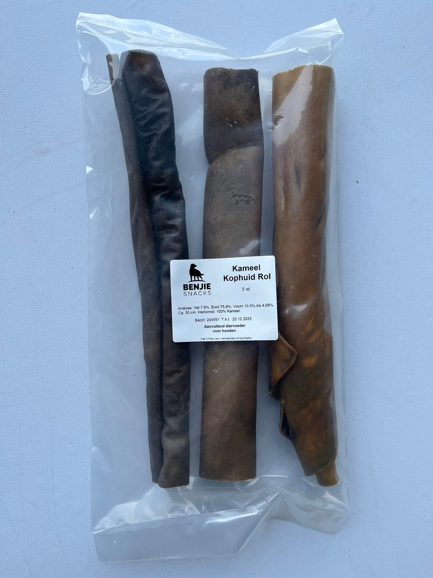 Benjie kophuid rol kameel (per stuk)