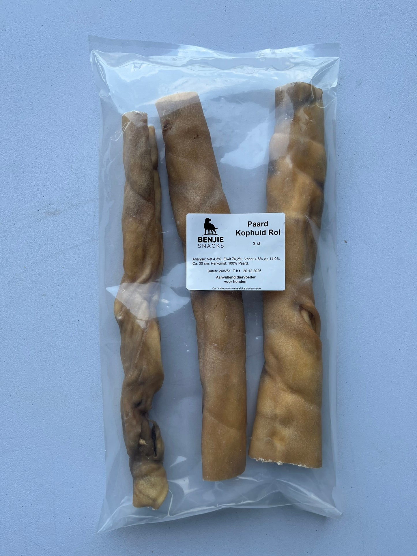 Benjie kophuid rol paard (per stuk)