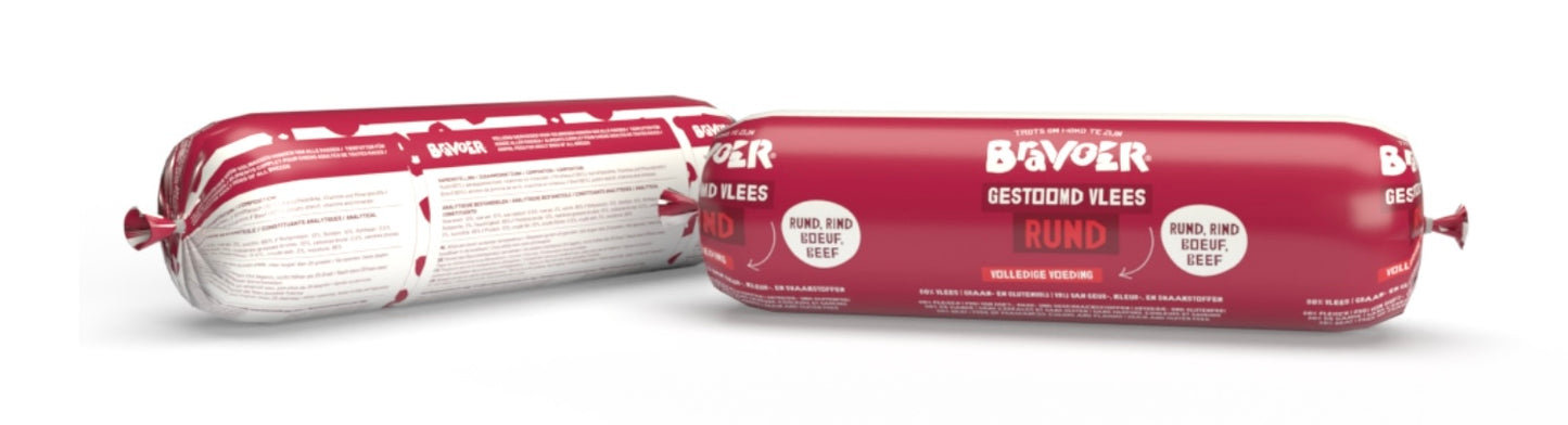 Bravoer gestoomd vlees rund 800 gram