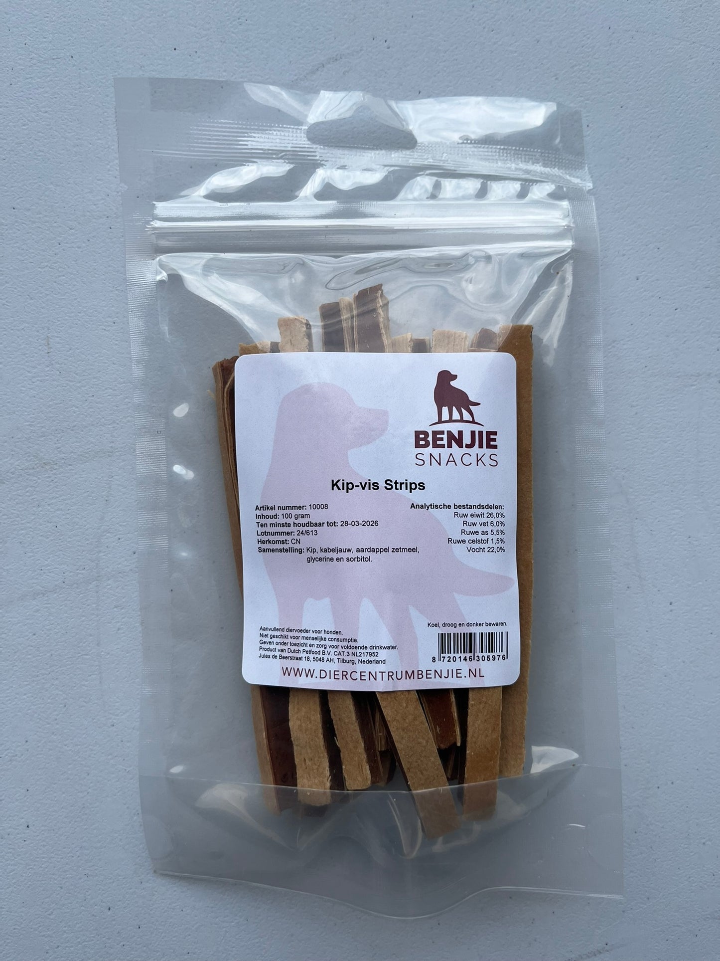 Benjie kip-vis strips