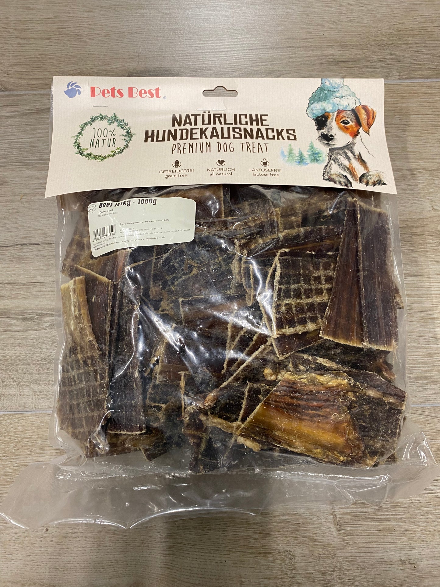 Pets Best beef jerky 1 kg