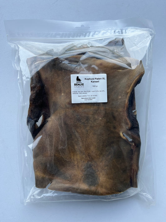 Benjie kophuid platen XL kameel