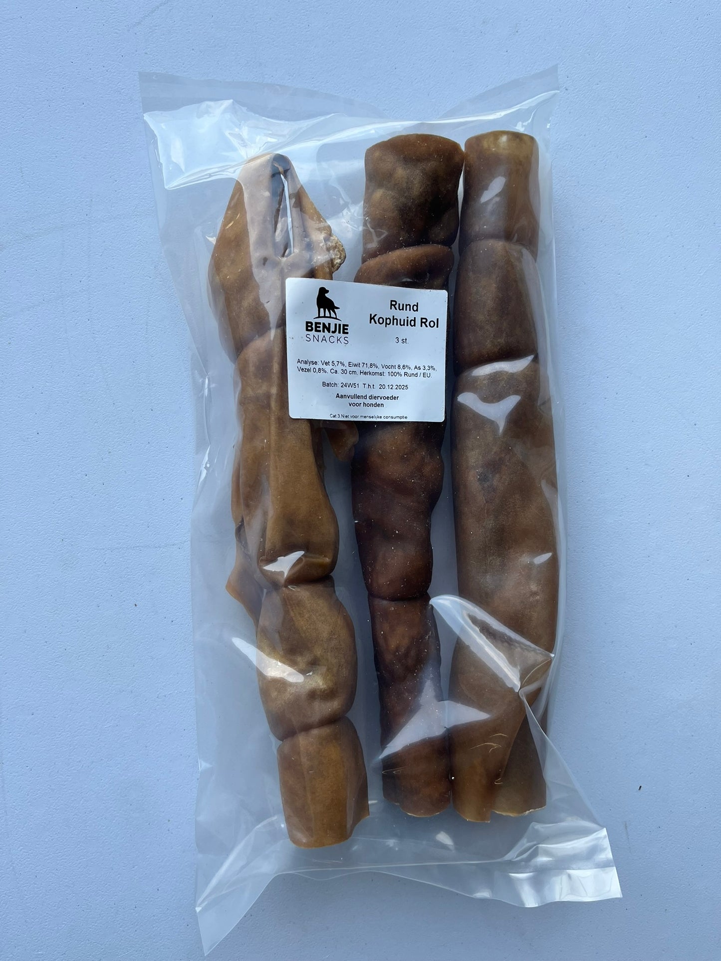 Benjie kophuid rol rund (per stuk)