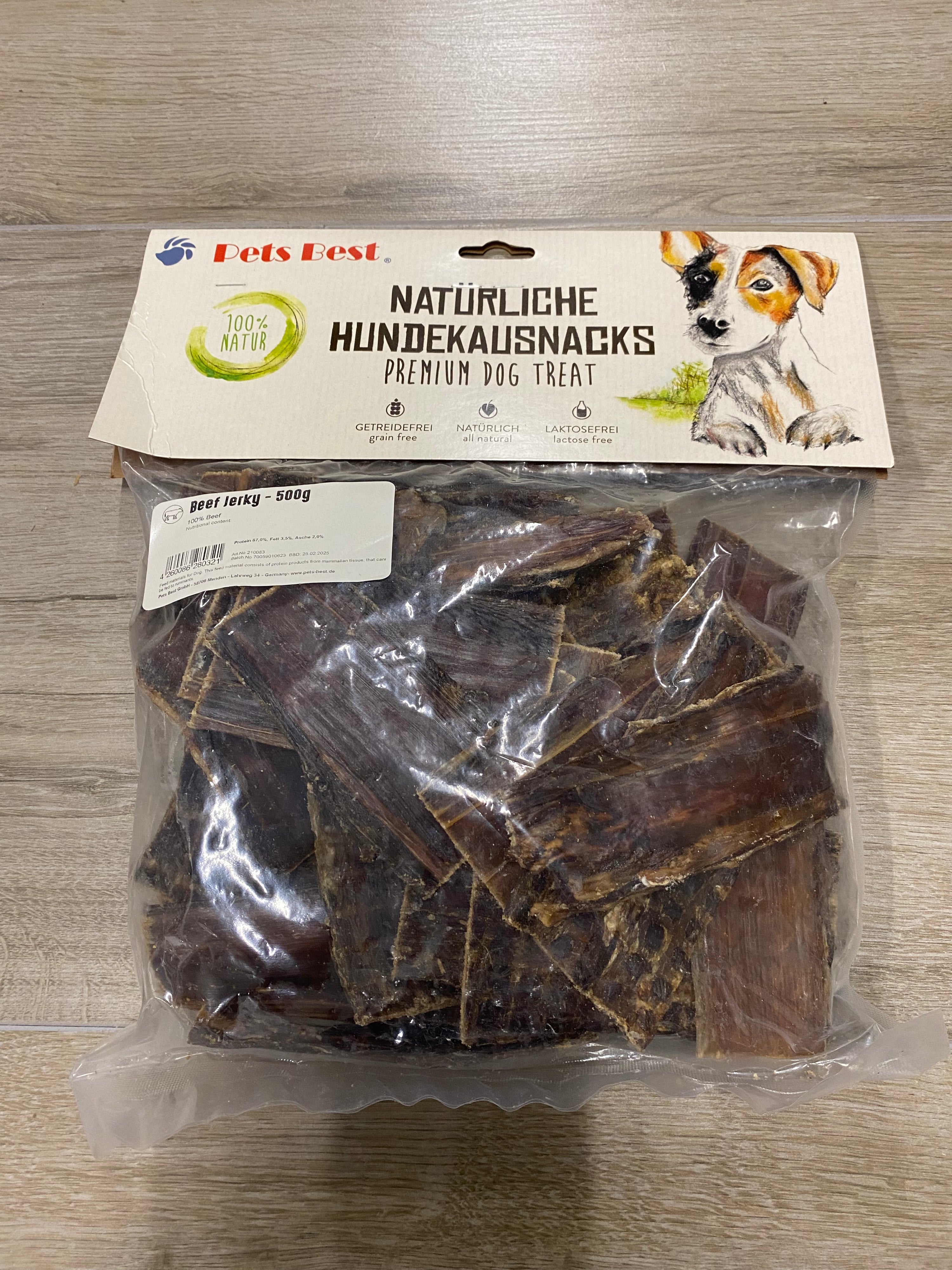 Pets Best beef jerky