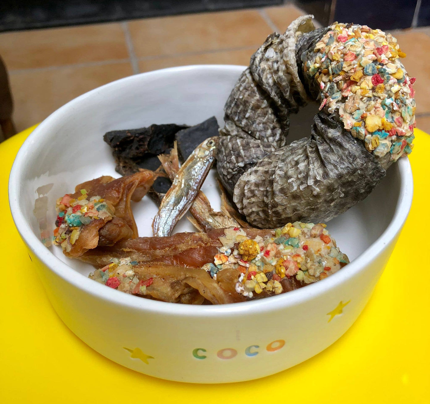 Candy Crush Pack - Gedroogd vlees en vis met dogfetti