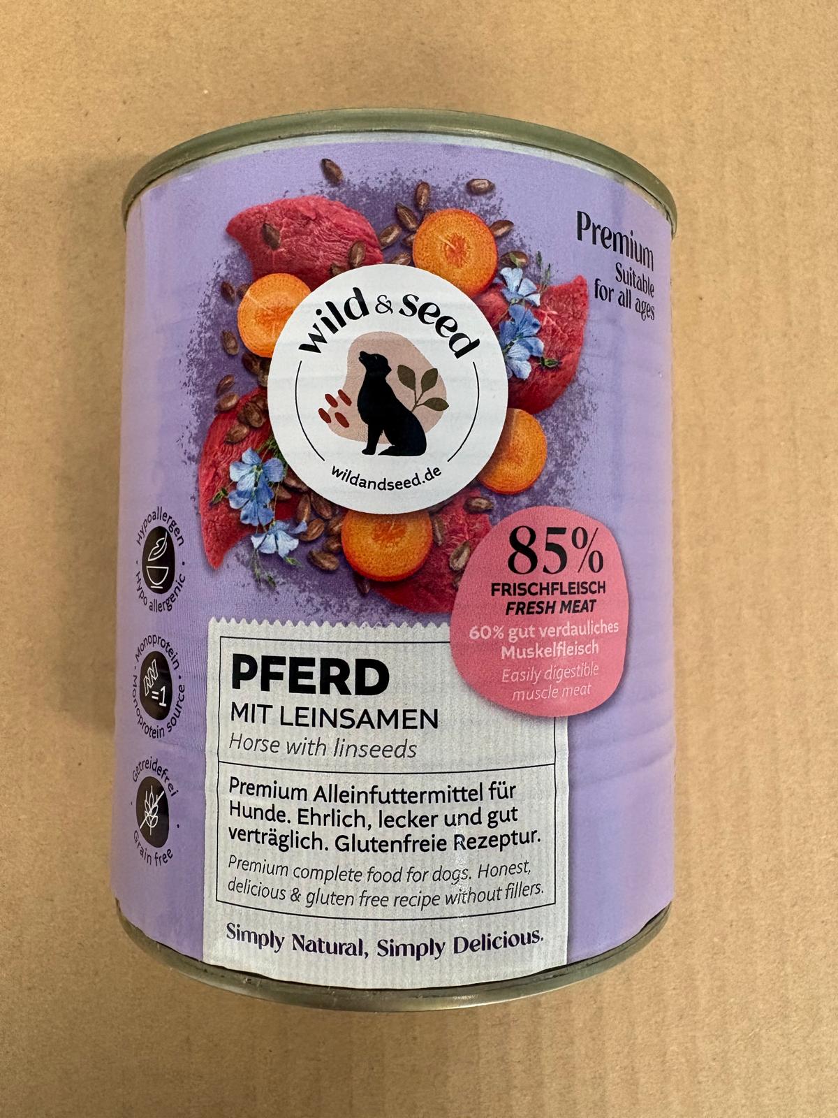 Wild&Seed Premium Natvoer Paard & Lijnzaad (hypoallergeen)